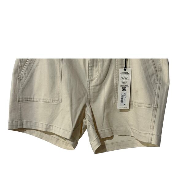 LIVERPOOL WOMENS SIZE 16/33 UTILITY SHORT FLAP POCKETS SEASIDE DUNES NATURAL NEW - Picture 7 of 13